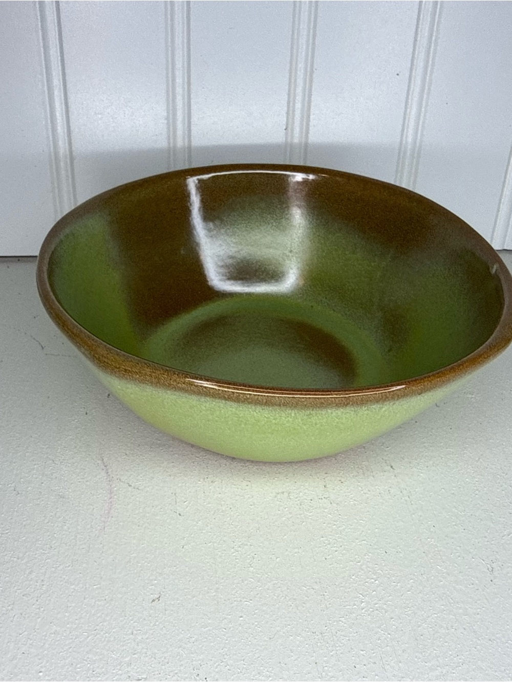 Frankoma Pottery Vintage Prairie Green #5X (1) 5 1/2" Cereal Bowl